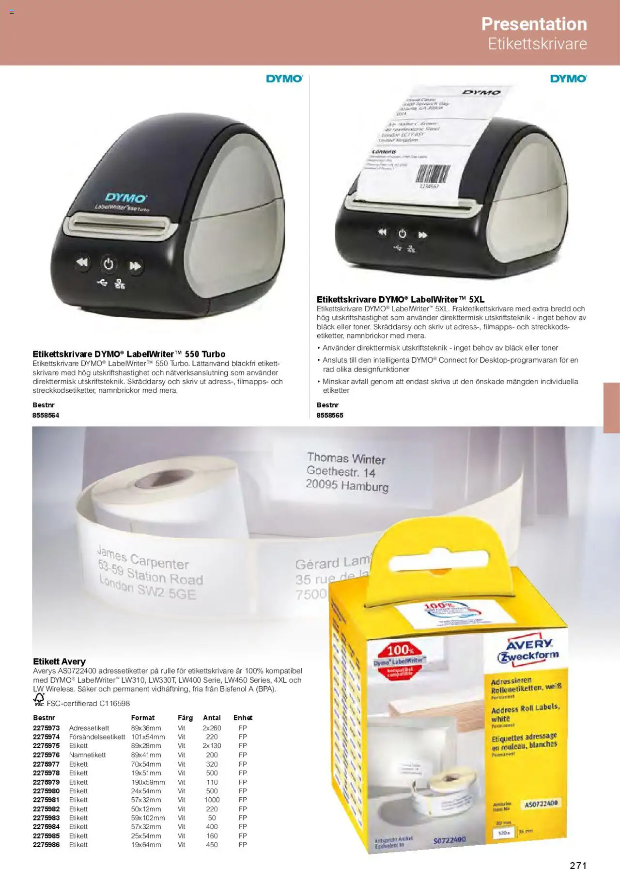 Office Depot reklamblad aktuell från 01.02.2025 | Sida: 273 | Produkter: Skrivare