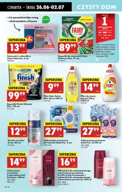 Biedronka gazetka - Oferta W tym tygodniu od 26.06.2025 | Strona: 56 | Produkty: Odświeżacz, Ścierka z mikrofibry, Fairy, Finish
