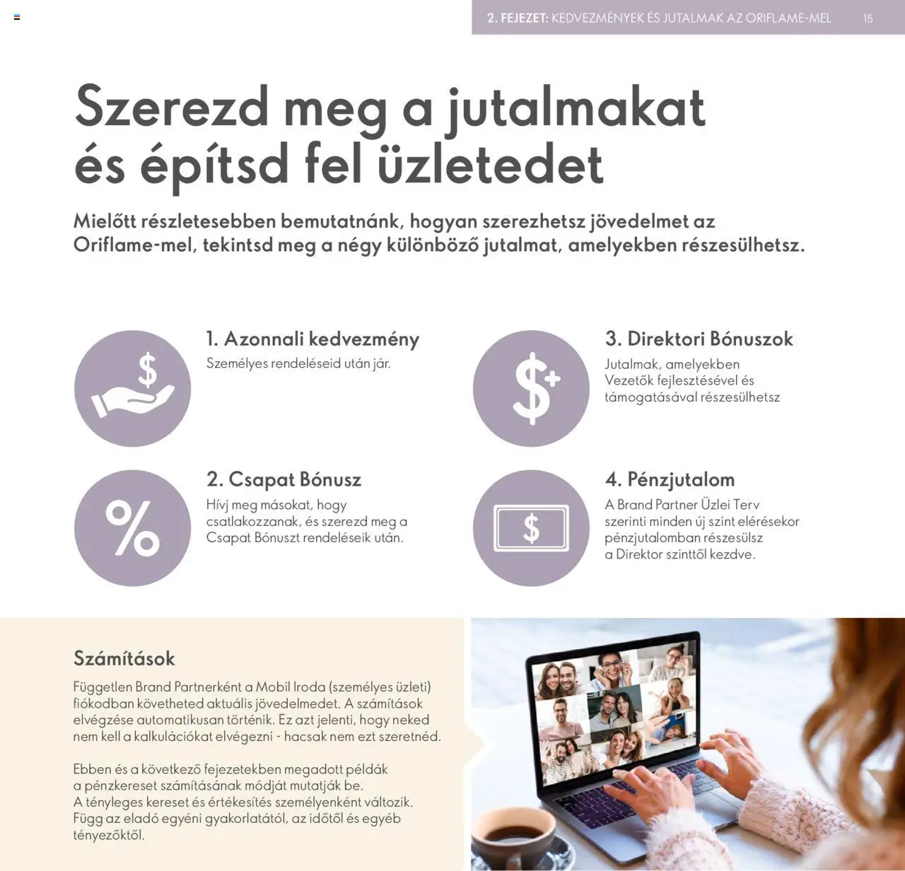 Oriflame akciós ujság - amely érvényes a következő dátumtól: 28.04.2024 | Oldal: 15