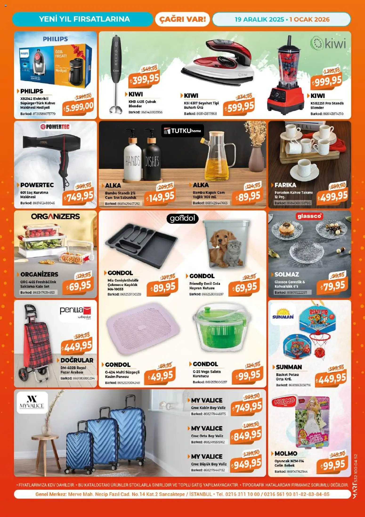 Çağrı Market Katalog - 19.12.2025 tarihinden itibaren geçerlidir | Sayfa: 16 | Ürünler: Saç kurutma makinesi, Kahve, Kurutma makinesi, Kurutucu