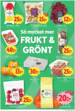 FAST POTATIS I PÅSE, ICA. Sverige. 2 kg. Klass L. - Förhandsvisning av reklamblad från butik ICA Maxi aktuell från 15.12.2025 | Sida: 3 | Produkter: Avocado, Tomater, Potatis, Jordgubbar