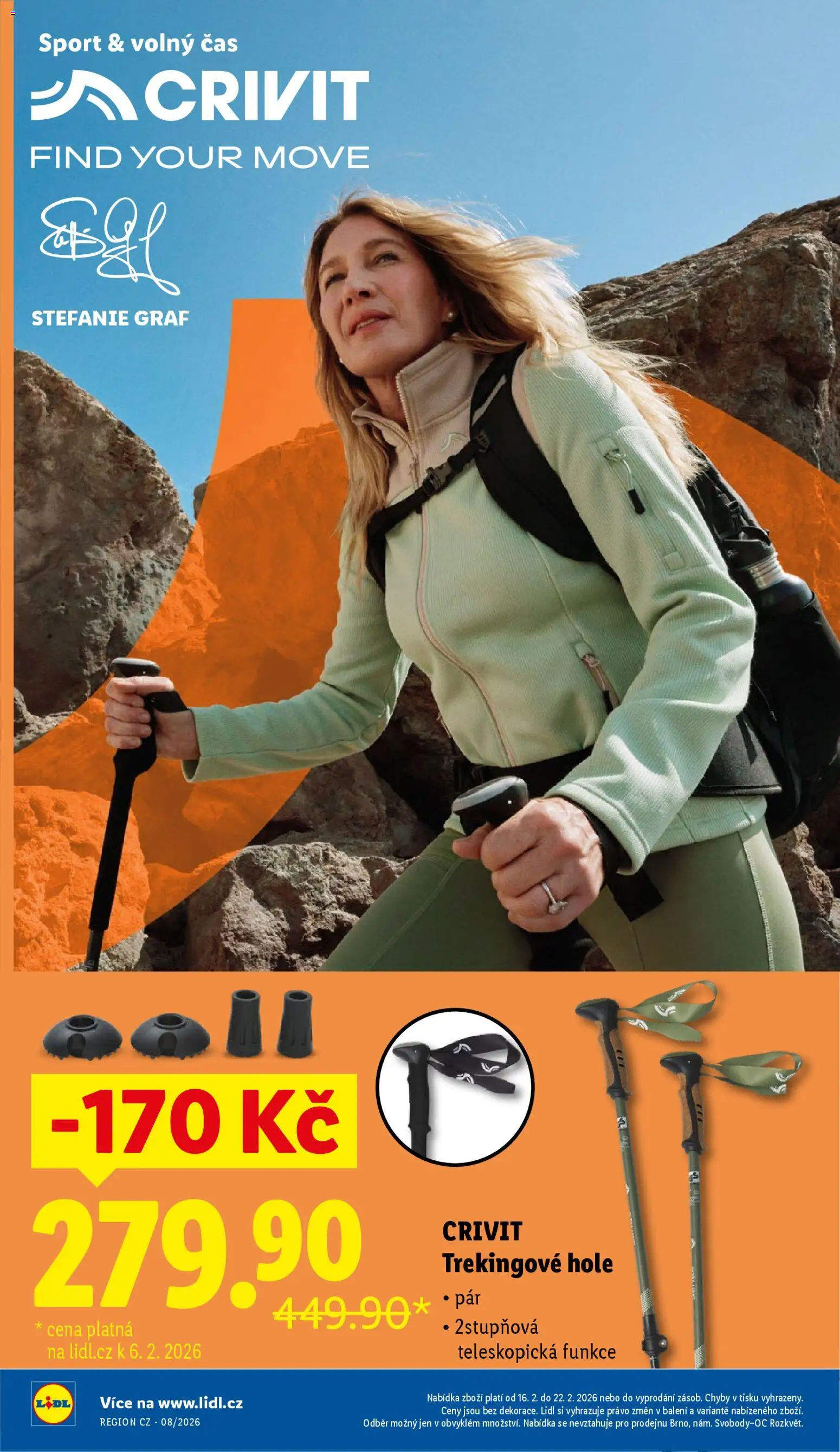 Lidl leták - Spotřební zboží od 16.02.2026 | Strana: 2 | Produkty: Trekingové hole
