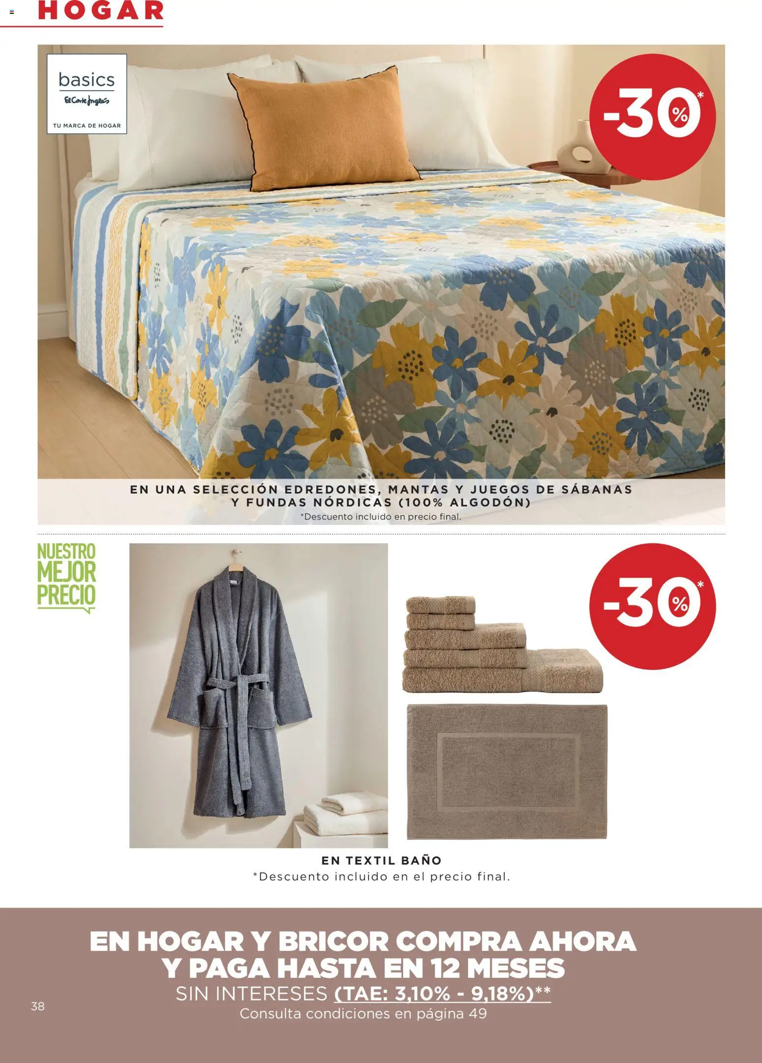 Hipercor catálogo │ válido desde el 23.04.2026 | Página: 38 | Productos: Baño