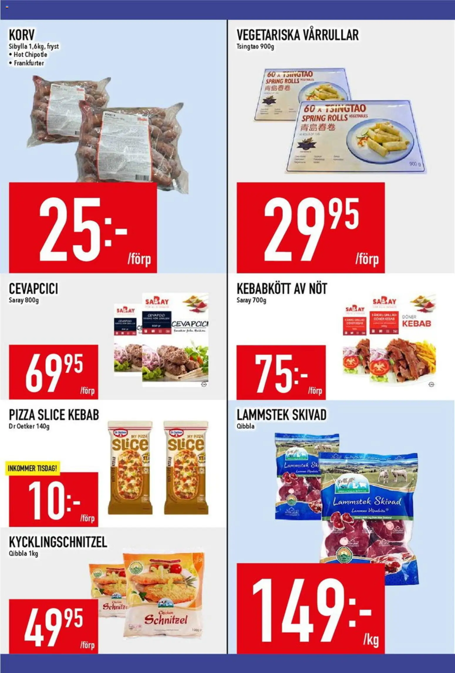 Matdax reklamblad aktuell från 23.02.2026 | Sida: 9 | Produkter: Pizza