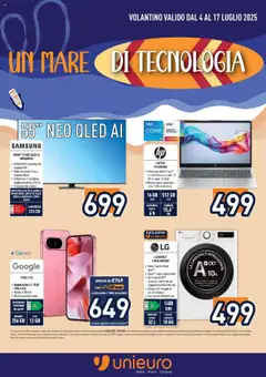 Anteprima del volantino Volantino Unieuro	 valido a partire dal 04.07.2025