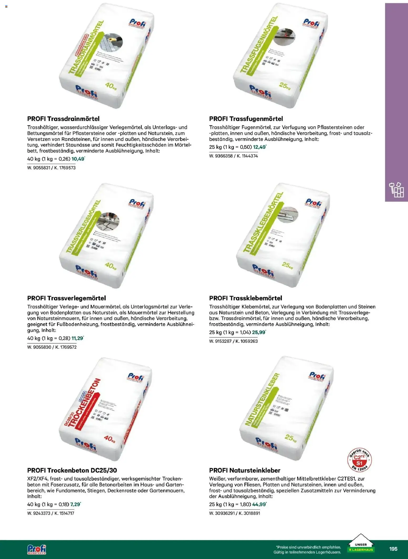 Lagerhaus Garten & Freizeit Katalog 2026 - Innsbruck, Böheimkirchen gültig ab 01.03.2026 | Seite: 195