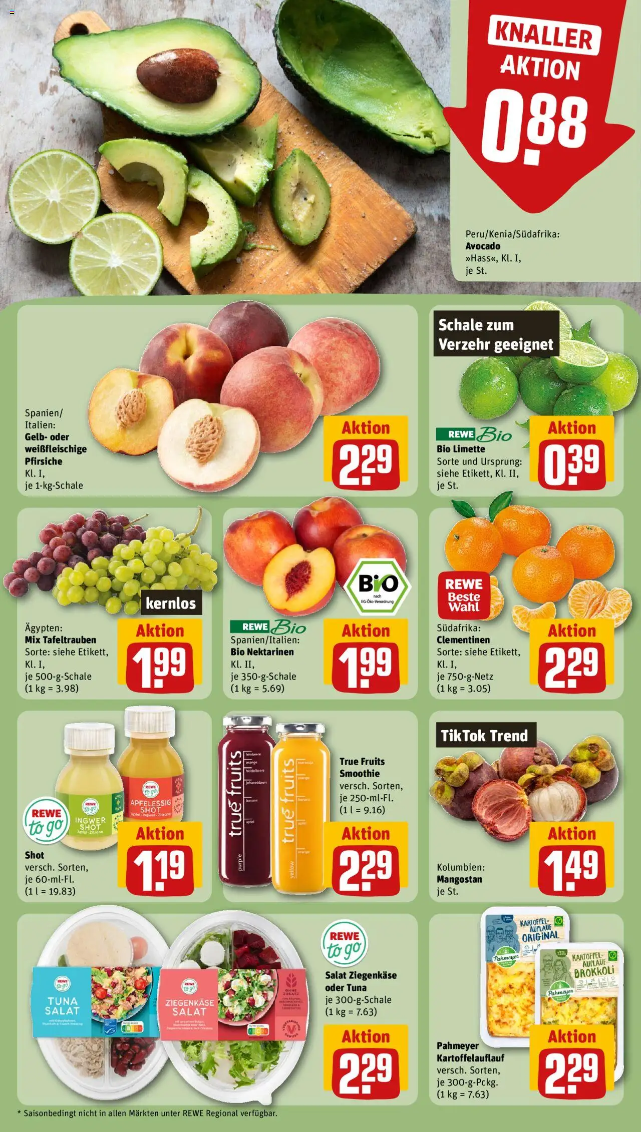 Rewe ihr Kaufpark Prospekt 	 - gültig ab dem 16.06.2025 | Seite: 4 | Produkte: Äpfel, Zitrone, Limette, Himbeere