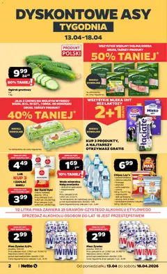 Pogląd oferty "Netto gazetka od poniedziałku spożywcza" - ważna od 13.04.2026 | Strona: 2
