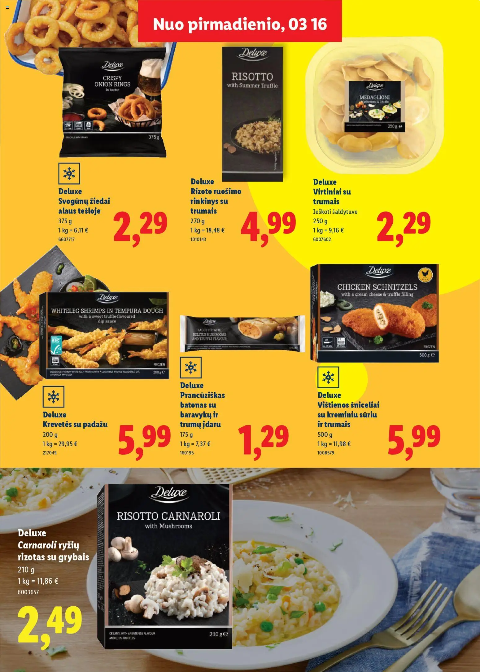 LIDL akcijos nuo 01.03.2026 | Puslapis: 11 | Prekių: Jautienos, Sūris, Pica