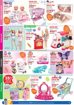 Toys R Us specials catalogue – valid from 25.03.2026 | Page: 3 | Products: Playset, Toys, Table, Changing table