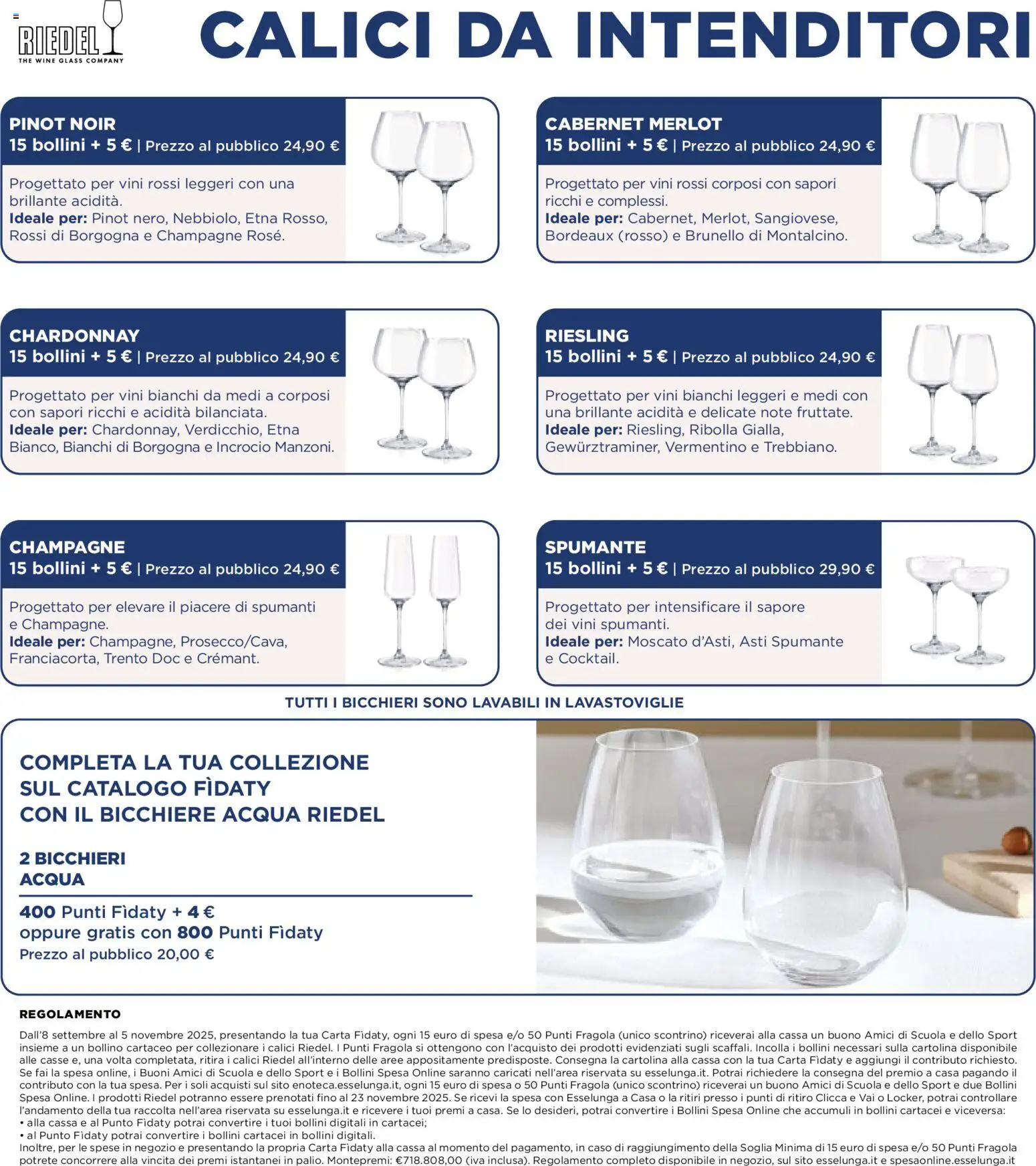 Volantino Esselunga S del 23.10.2025 | Pagina: 4 | Prodotti: Acqua, Lavastoviglie, The, Champagne