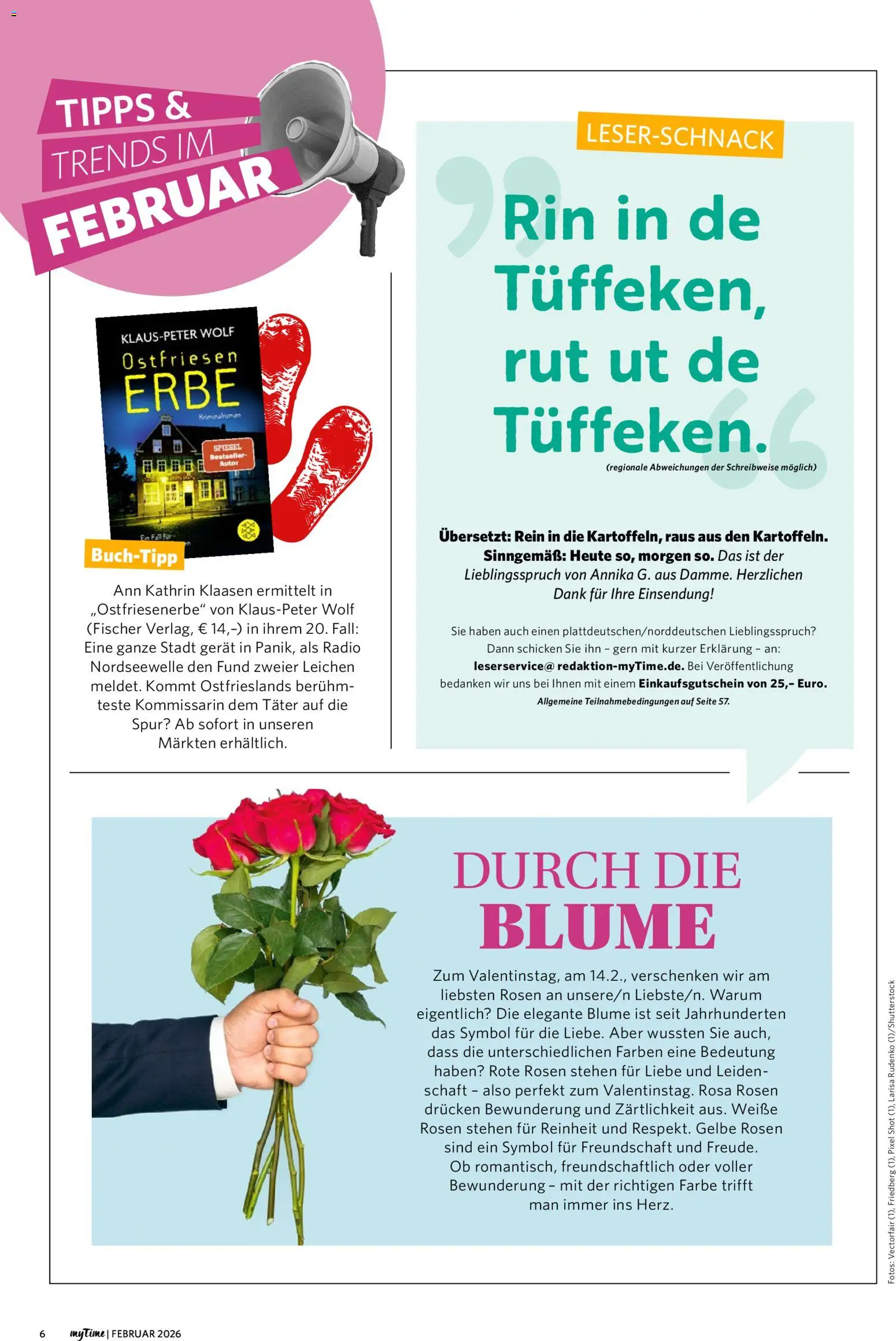 Famila Nordwest myTime Februar 2026 – gültig ab 01.02.2026 | Seite: 6 | Produkte: Spiegel, Radio