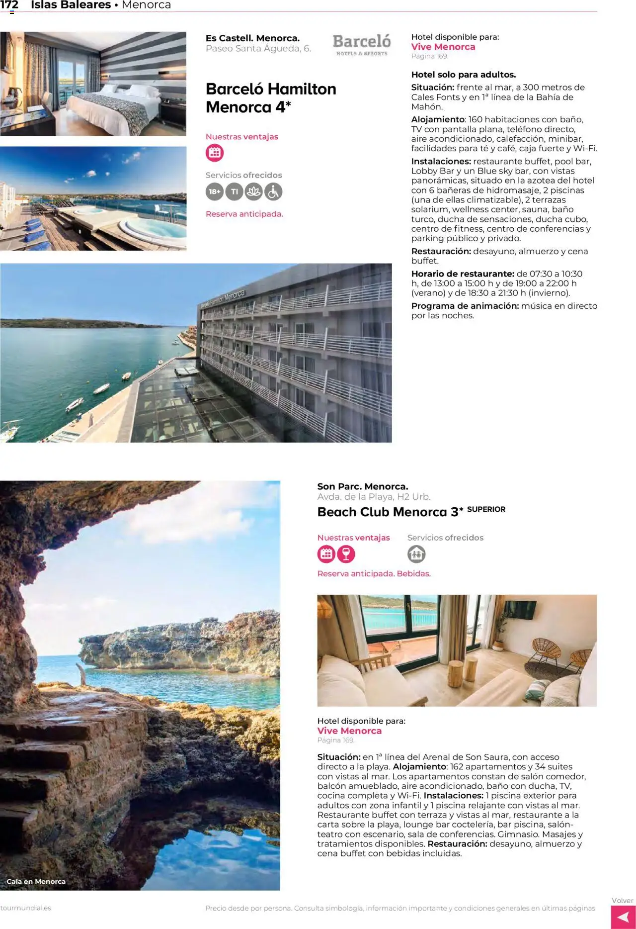Viajes El Corte Inglés - Costas e islas │ válido desde el 26.03.2025 | Página: 172 | Productos: Té, Teléfono, Caja, Baño