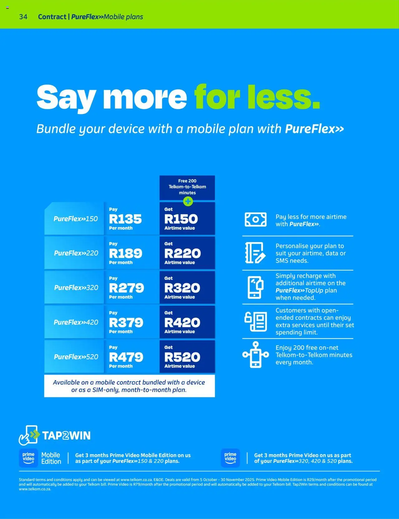 New Telkom catalogue – valid from 05.10.2025 | Page: 32 | Products: Data, Suit