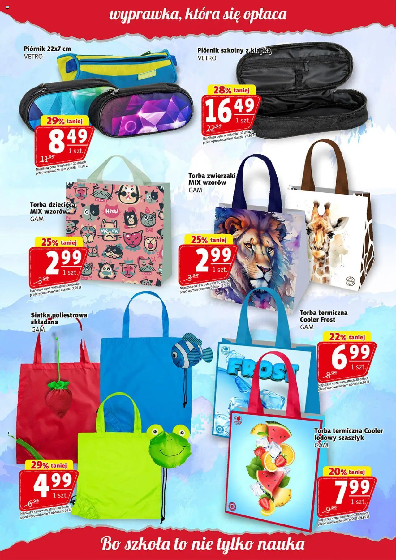 Prim Market Gazetka - Witaj Szkoło od 07.08.2025 | Strona: 7 | Produkty: Torba, Torba termiczna, Siatka