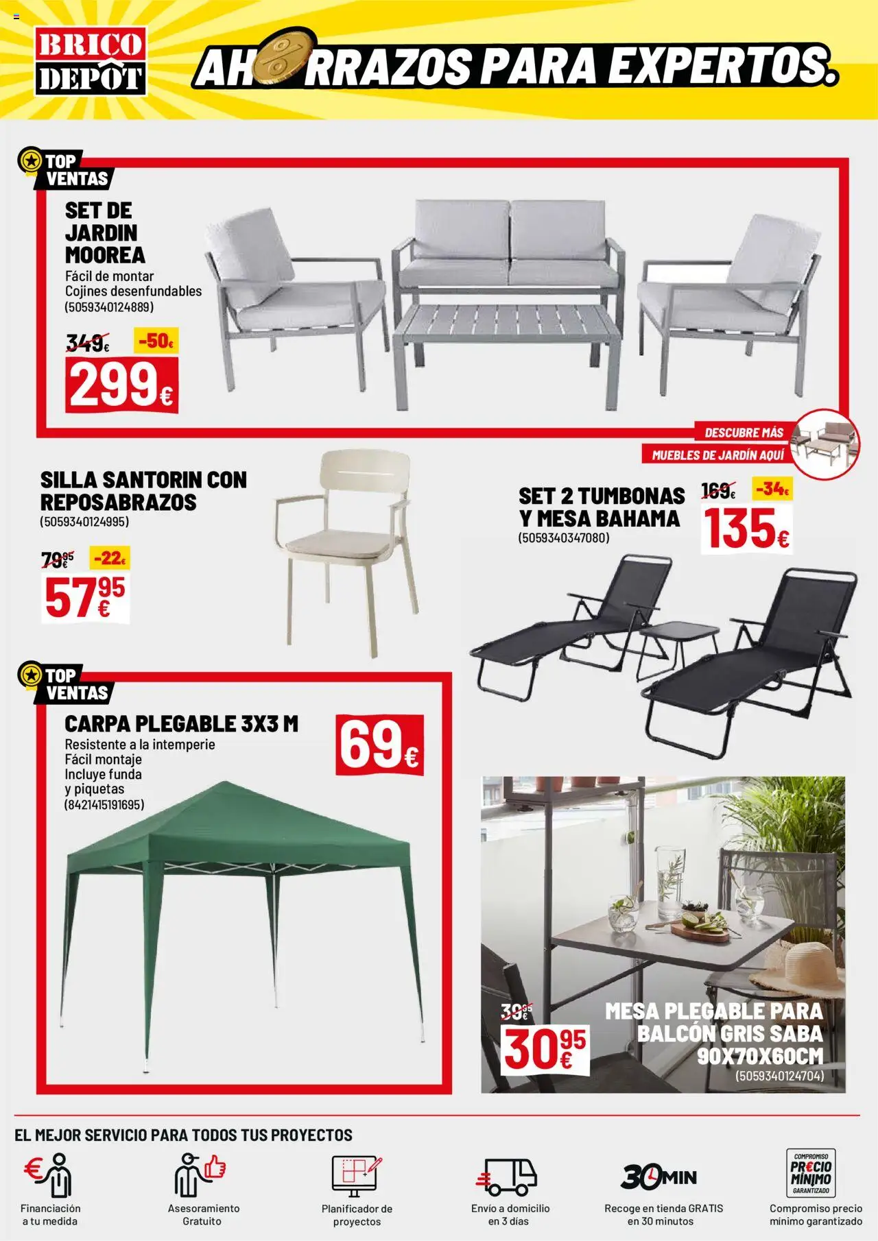 Brico Depôt folleto │ válido desde el 01.08.2025 | Página: 6 | Productos: Muebles, Funda, Silla, Muebles de jardín