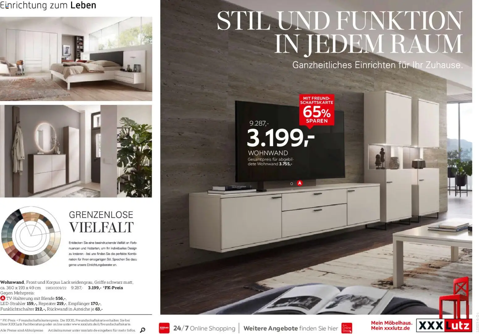 XXXL Lutz Invivus Spezial – gültig ab 01.03.2026 | Seite: 9 | Produkte: Wohnwand