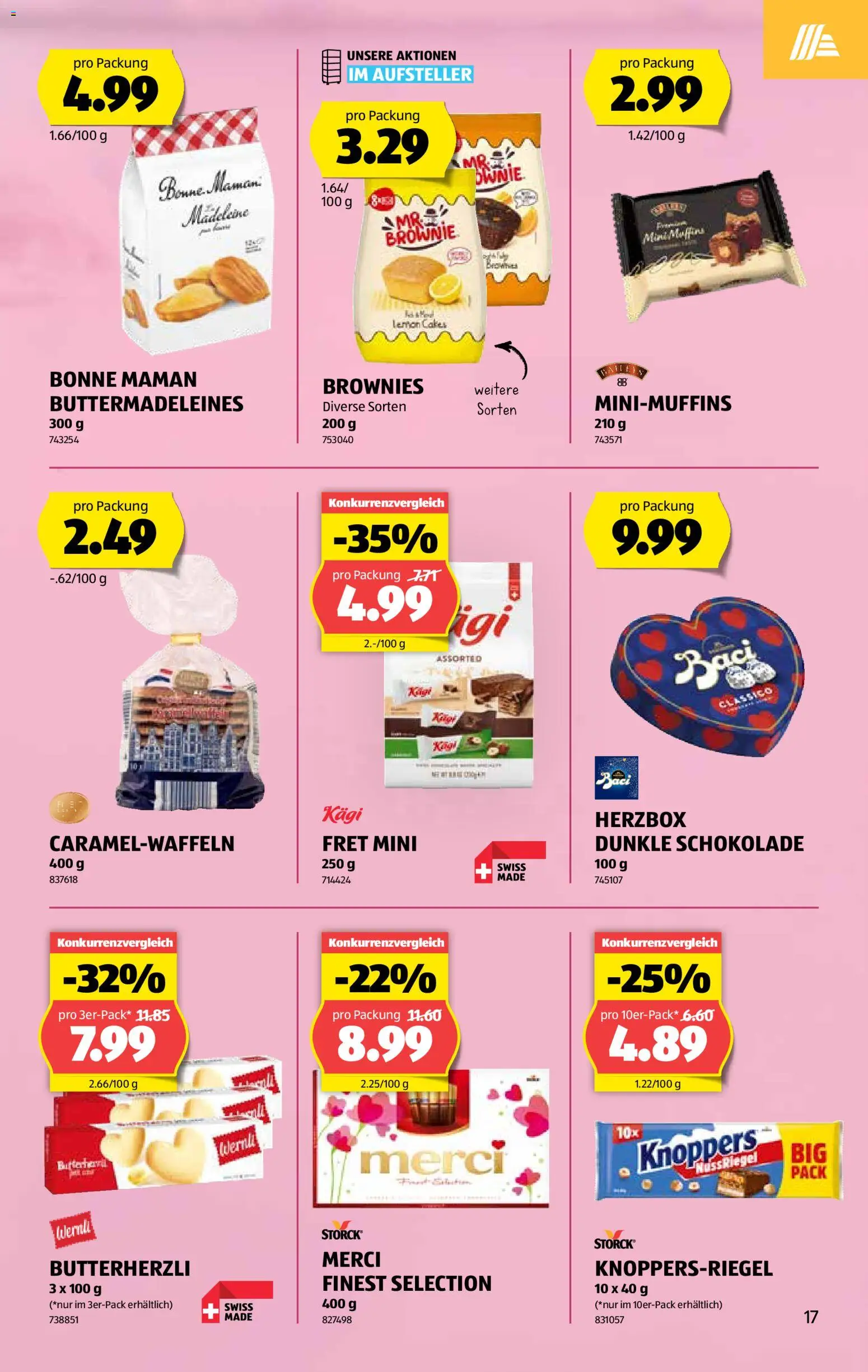 Aldi Aktionen – gültig ab 29.01.2026 | Seite: 18 | Produkte: Dunkle schokolade, Schokolade