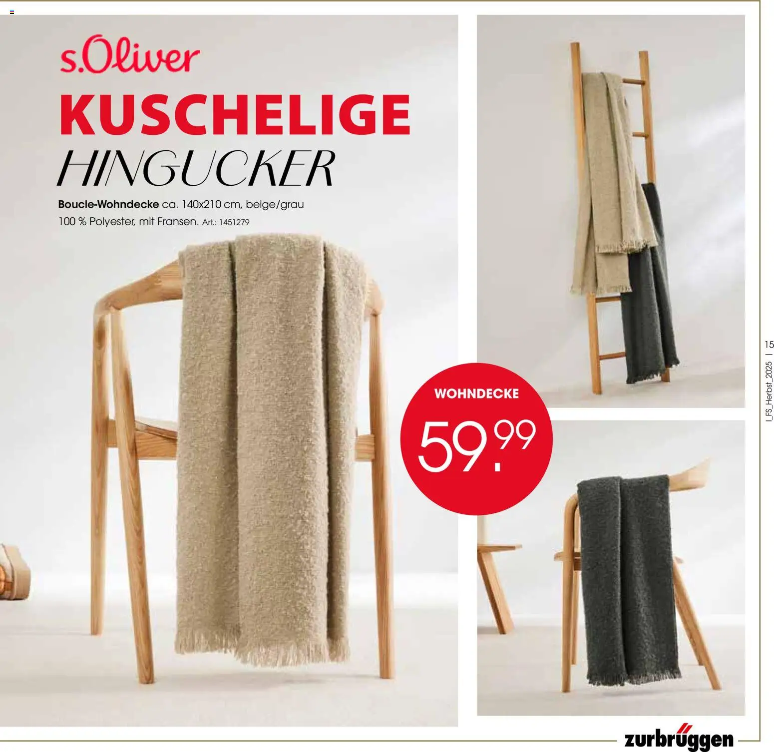 Zurbrüggen Trend-Journal Herbst – gültig ab 21.10.2025 | Seite: 15