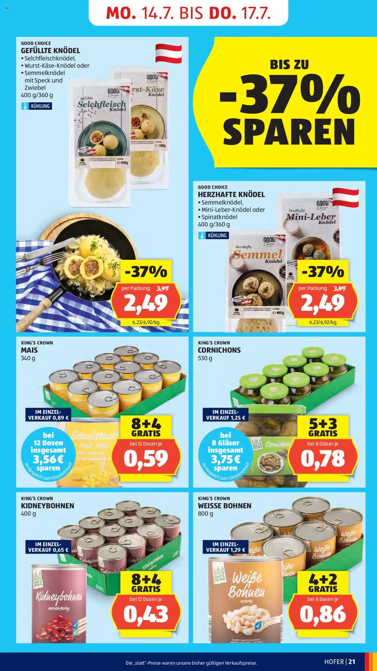 Hofer AT akciós ujság - amely érvényes a következő dátumtól: 11.07.2025 | Oldal: 23