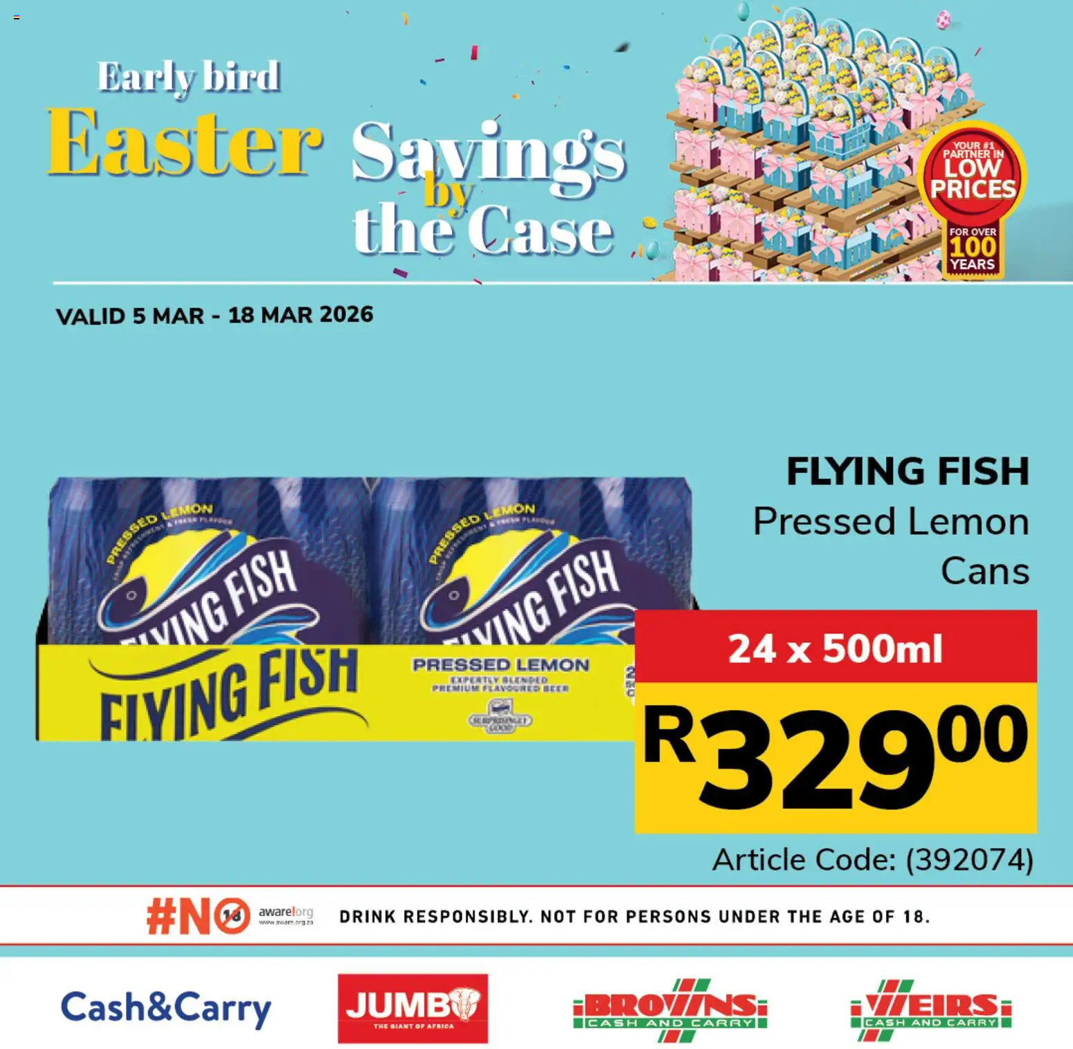 New Jumbo catalogue – valid from 05.03.2026 | Page: 4 | Products: Case, Fish, Lemon