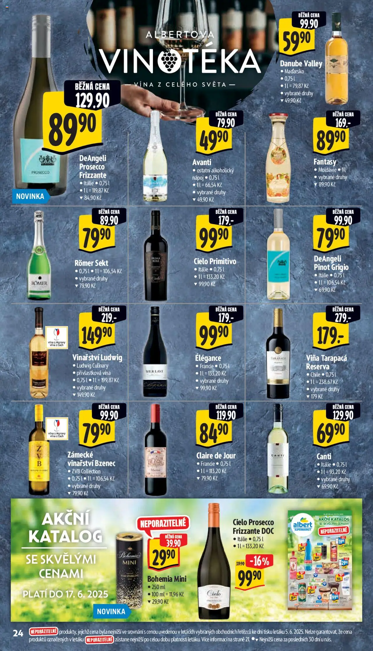 Albert leták - Supermarket od 11.06.2025 | Strana: 32 | Produkty: Tarapaca, Prosecco, Prosecco Frizzante, Dort