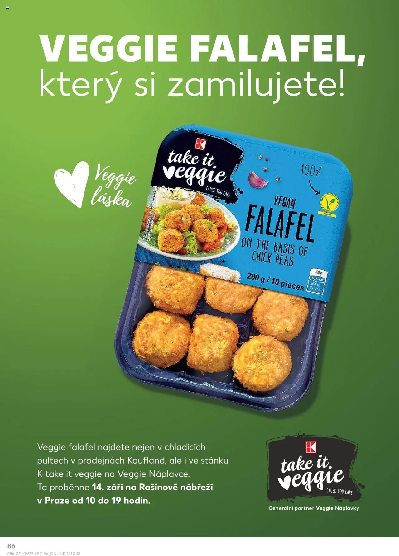 Kaufland leták od 10.09.2025 | Strana: 86 | Produkty: Veggie, Vegan, Falafel, Take It Veggie