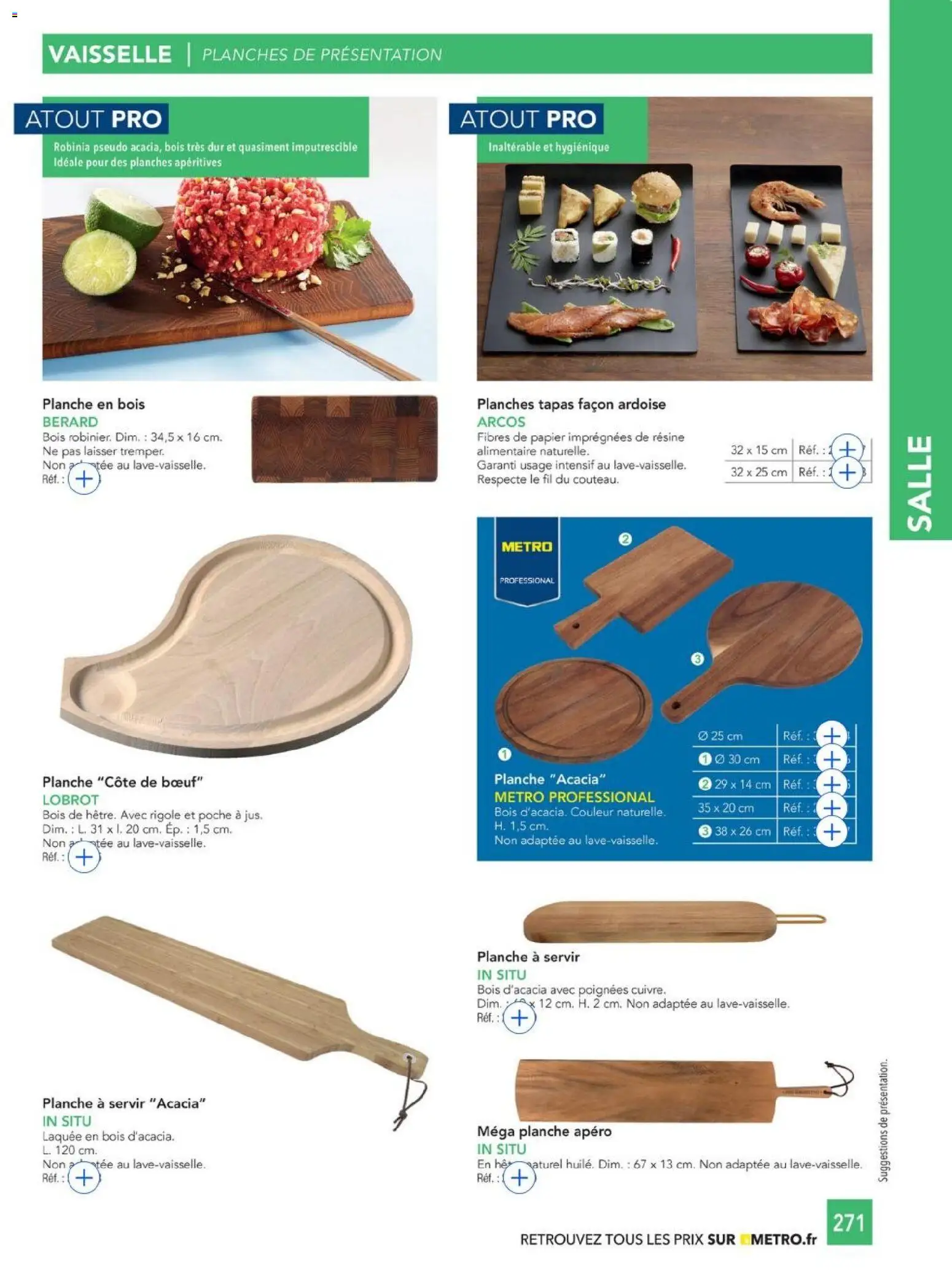 {H1} | Page: 271 | Produits: Poignées, Côte de bœuf