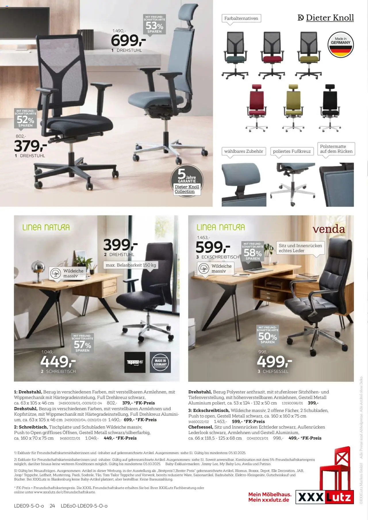 XXXL Lutz Last-Minute-Preis – gültig ab 22.09.2025 | Seite: 24 | Produkte: Chefsessel