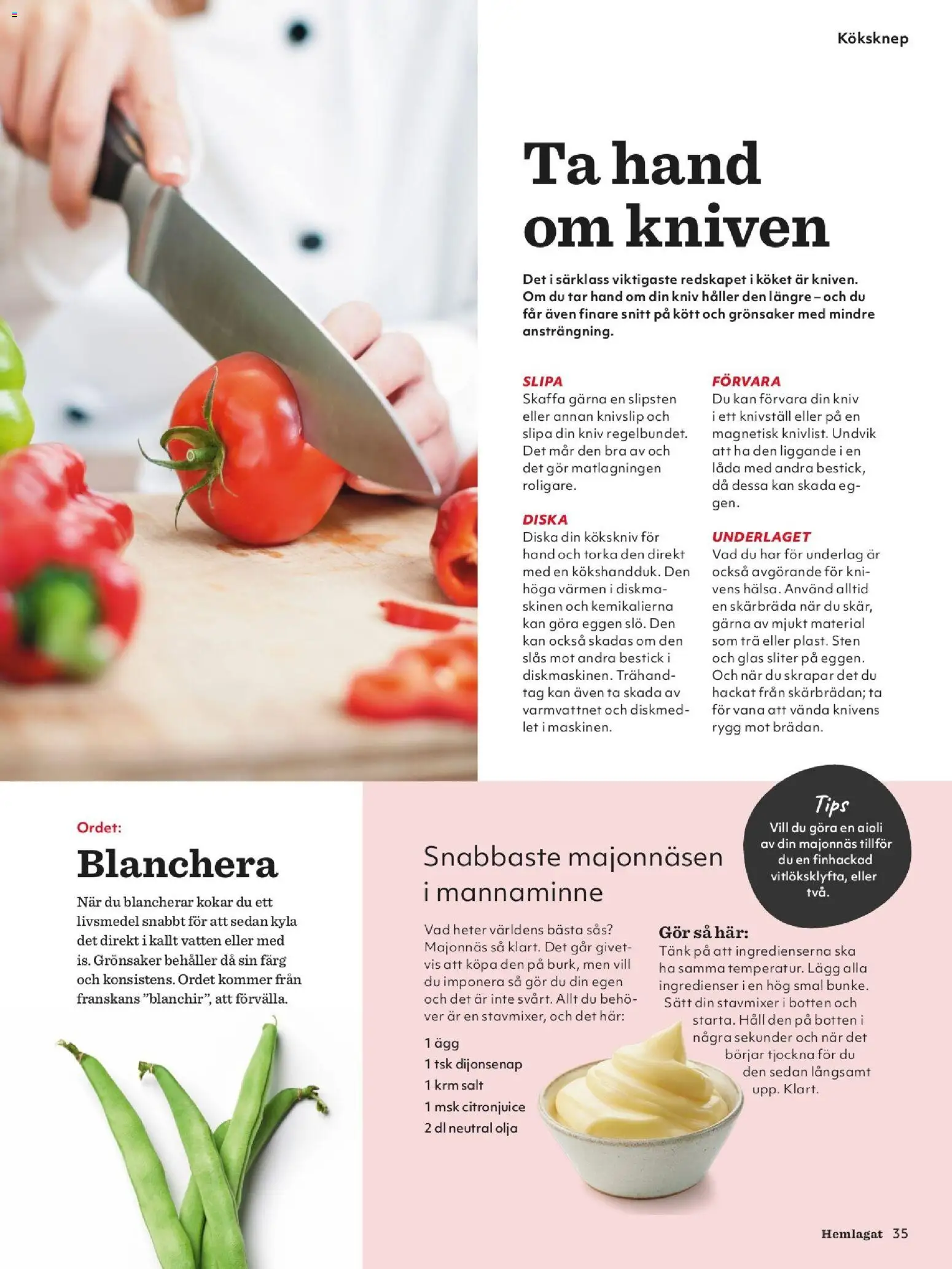 Hemköp reklamblad aktuell från 19.02.2026 | Sida: 35 | Produkter: Salt, Olja, Stavmixer, Häll