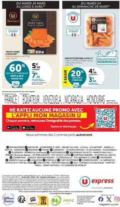 U Express - Prévisualisation de U Express catalogue valide à partir de 24.03.2026 | Page: 20 | Produits: Crevette, Truite fumée, Crevettes, Store
