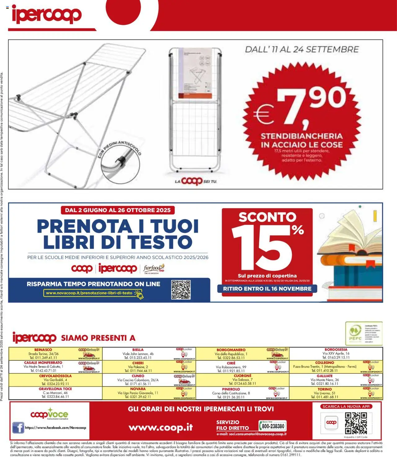 Volantino Ipercoop del 11.09.2025 | Pagina: 35 | Prodotti: Stendibiancheria, Data