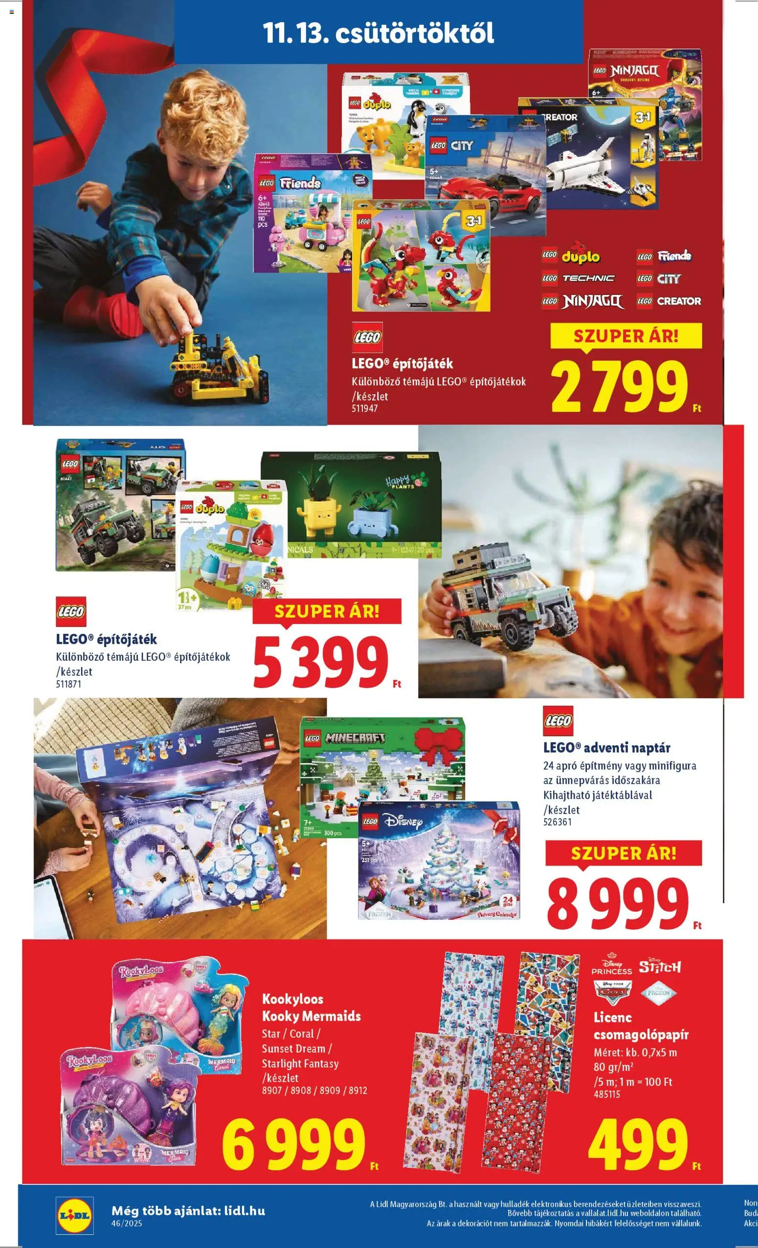 Lidl akciós ujság - amely érvényes a következő dátumtól: 13.11.2025 | Oldal: 12 | Termékek: Duplo