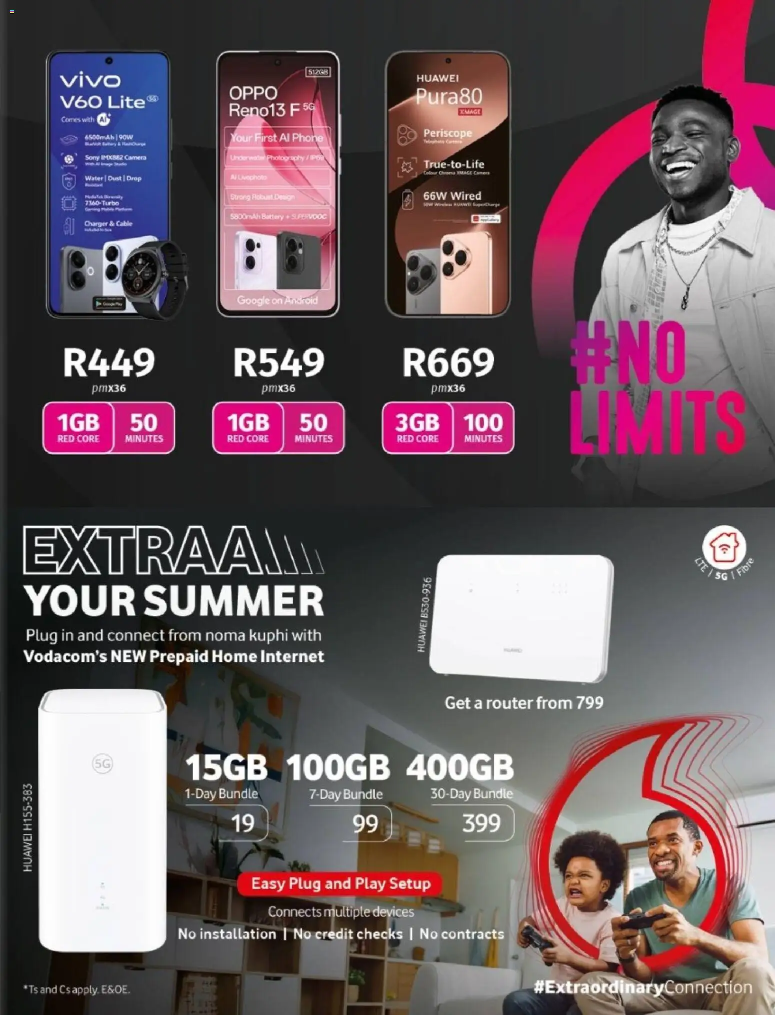 New Vodacom catalogue – valid from 04.11.2025 | Page: 25 | Products: Router, Phone, Battery, Charger