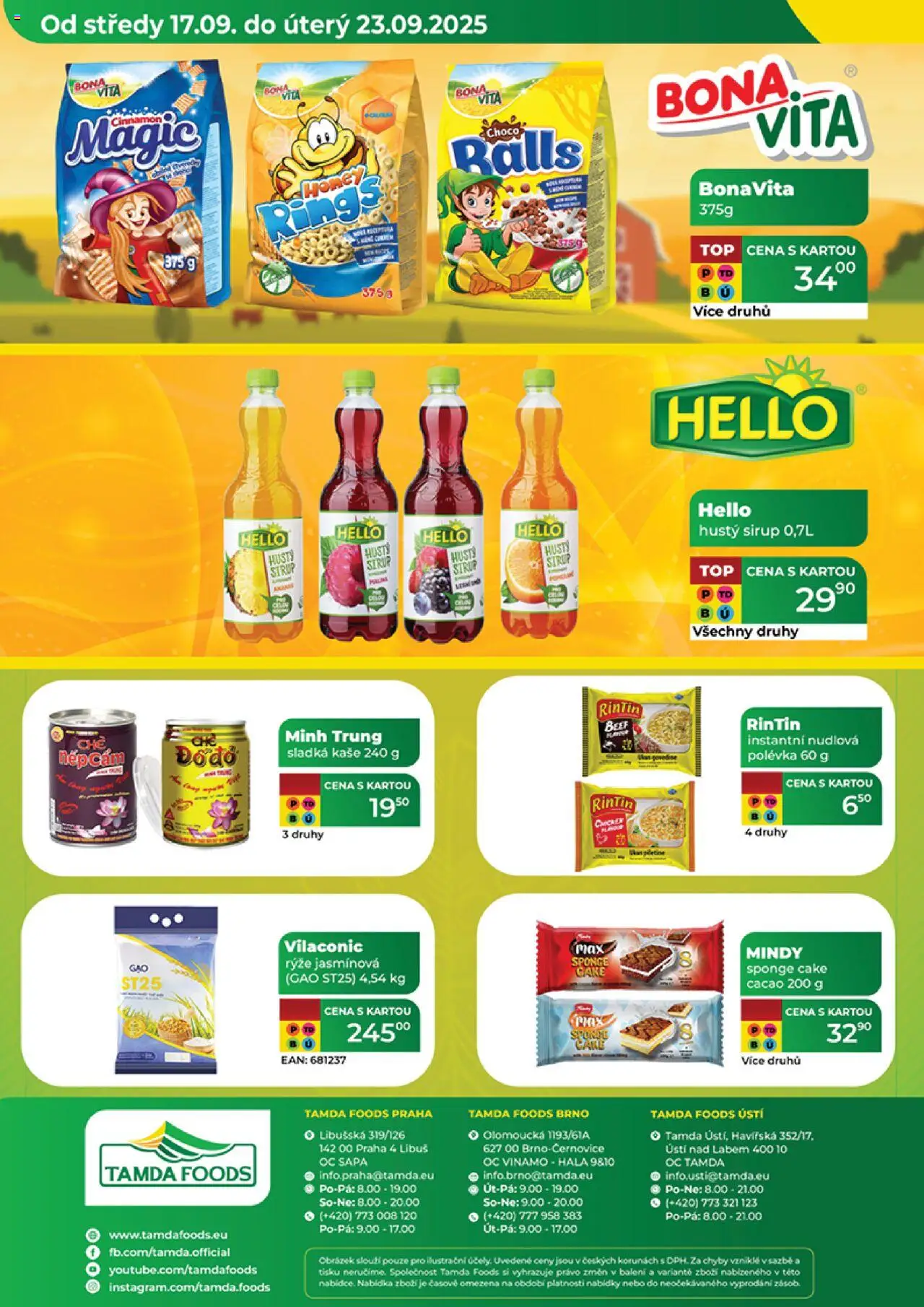 Tamda Foods leták od 17.09.2025 | Strana: 52 | Produkty: Rýže, Sirup, Kaše