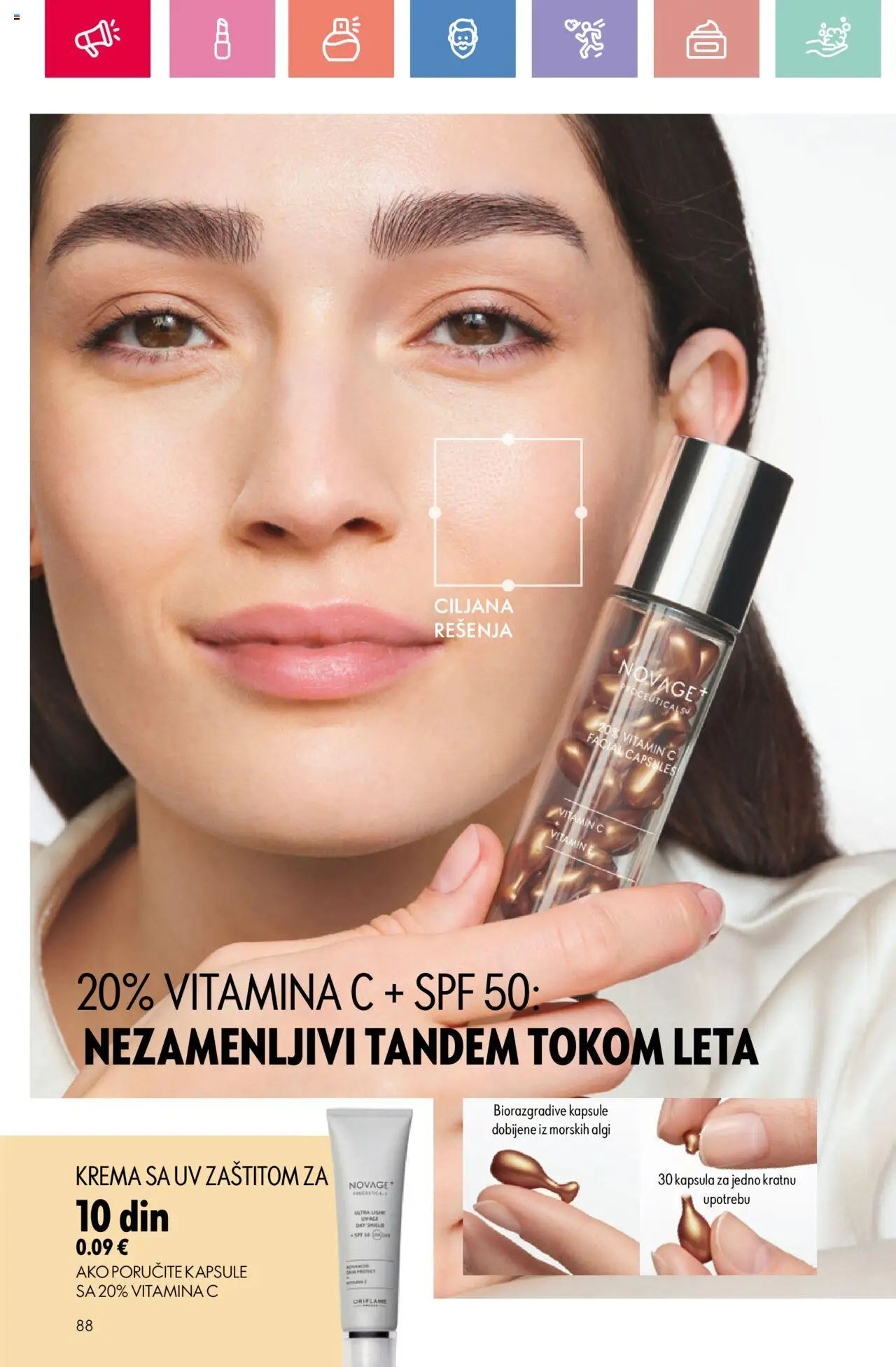 Oriflame katalog - važi od 24.08.2025 | Strana: 88 | Proizvode: Kapsule, Krema