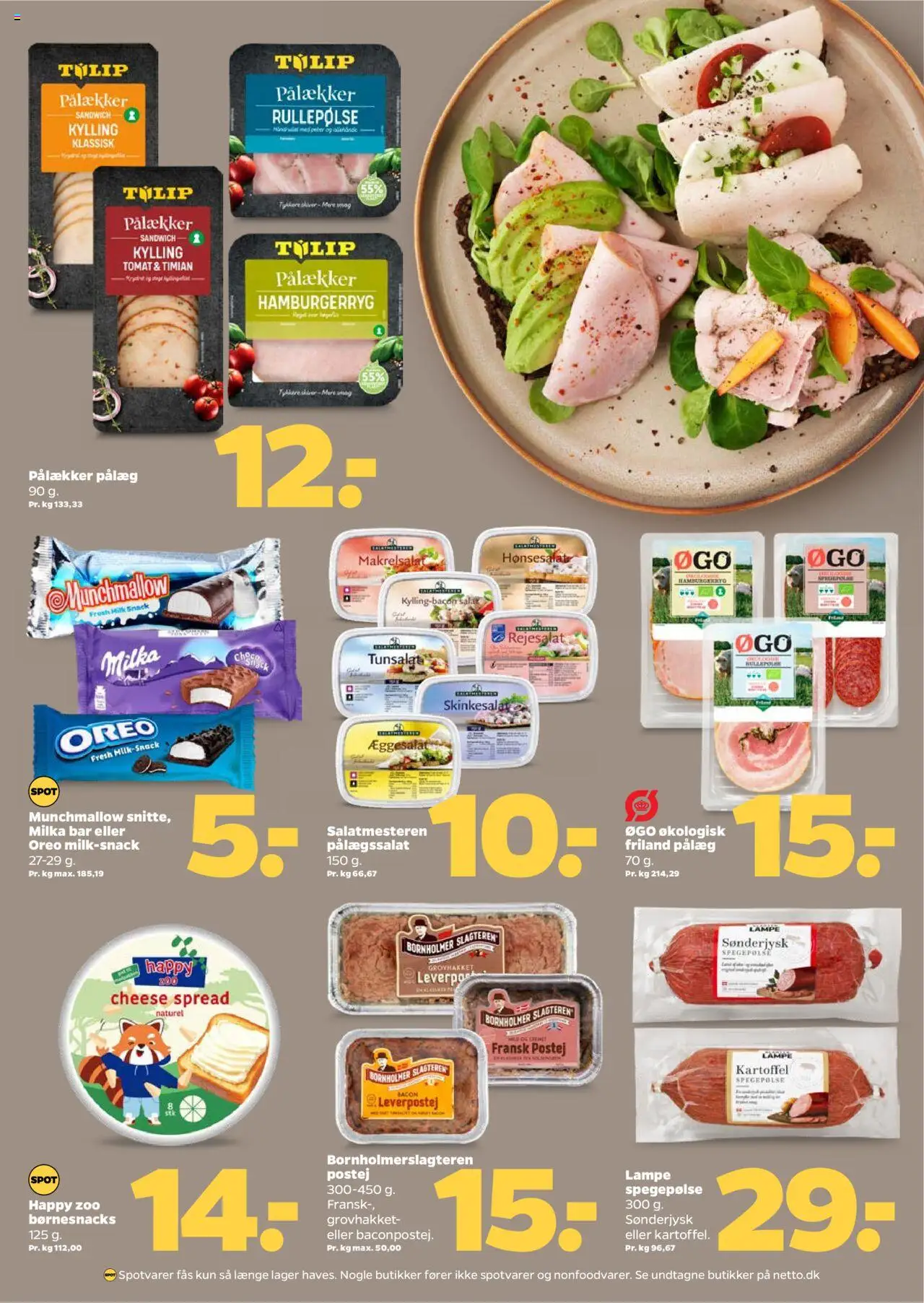 Netto Tilbudsavis gyldig fra 23.08.2025 | Side: 20 | Produkter: Salat, Spegepølse, Leverpostej, Bacon