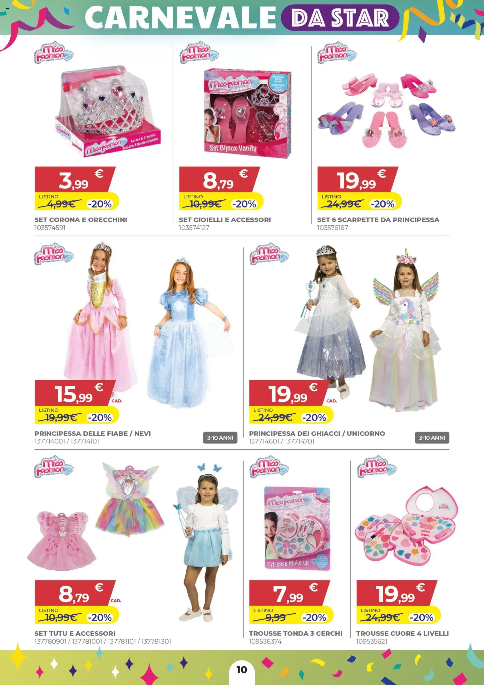 Volantino Toys Center del 15.01.2026 | Pagina: 10 | Prodotti: Orecchini