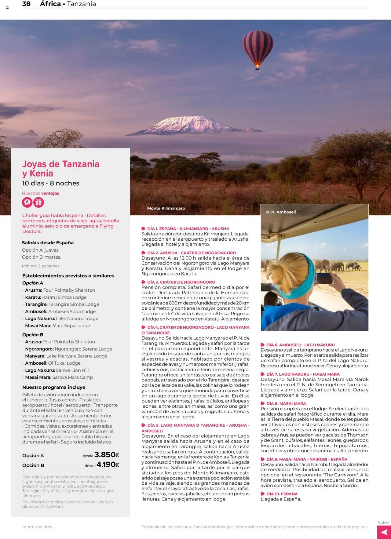 Viajes El Corte Inglés Africa y Oriente Medio │ válido desde el 01.01.2025 | Página: 38