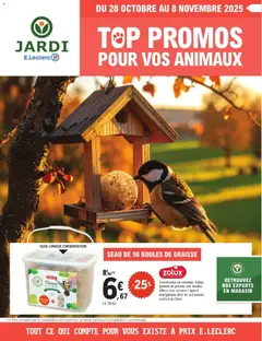 Brico E.Leclerc - Prévisualisation de Brico E.Leclerc catalogue Trafic animalerie  valide à partir de 28.10.2025