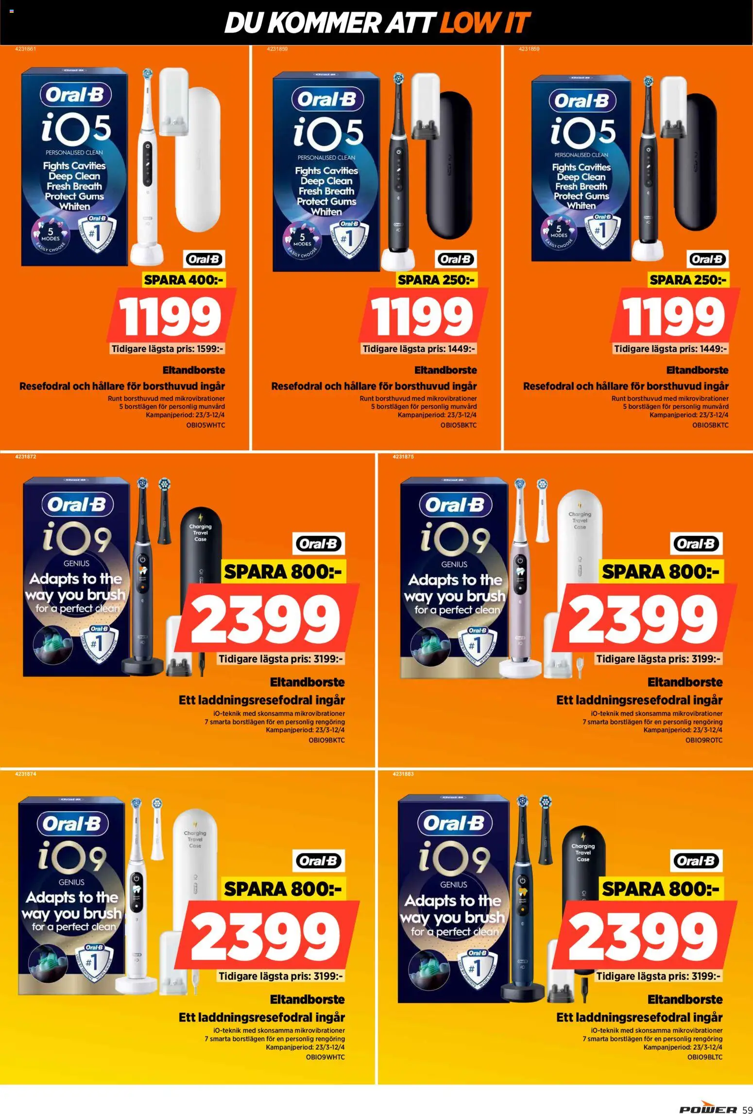 Power reklamblad aktuell från 23.09.2026 | Sida: 59 | Produkter: Eltandborste