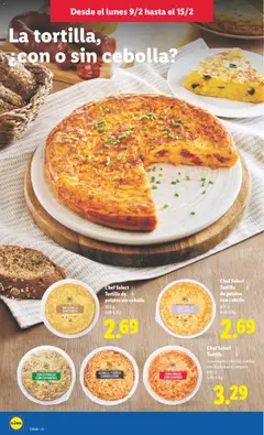 Vista previa Chef Select Tortilla de patatas sin cebolla, Tortilla de patatas sin cebolla, 600 g válido desde el 09.02.2026 | Página: 14 | Productos: Πορσελάνη, Παγωμένο τσάι