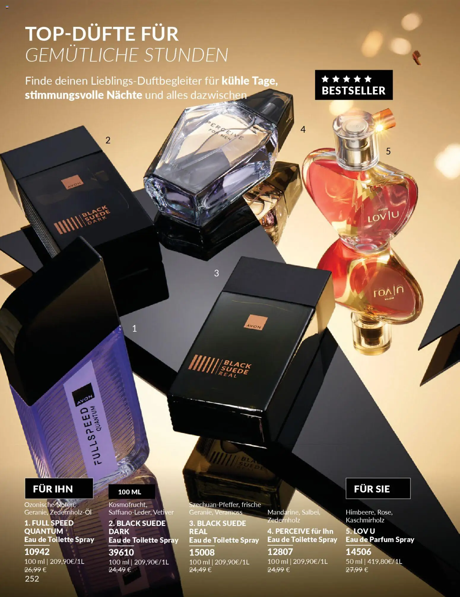 Avon - Black Friday – gültig ab 01.11.2025 | Seite: 254 | Produkte: Toilette, Parfüm, Eau de Toilette, Eau de Parfum