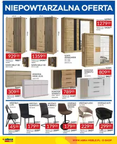 Pogląd oferty "Abra meble Gazetka" - ważna od 14.10.2025 | Strona: 44 | Produkty: Szafa, Komoda, Krzesło