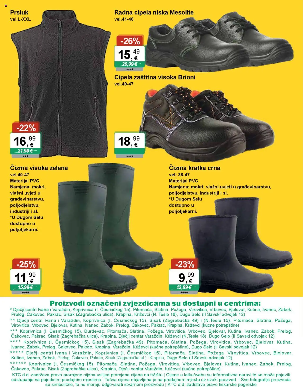 KTC katalog | vrijedi od 01.10.2025 | Stranica: 10 | Proizvodi: Prsluk