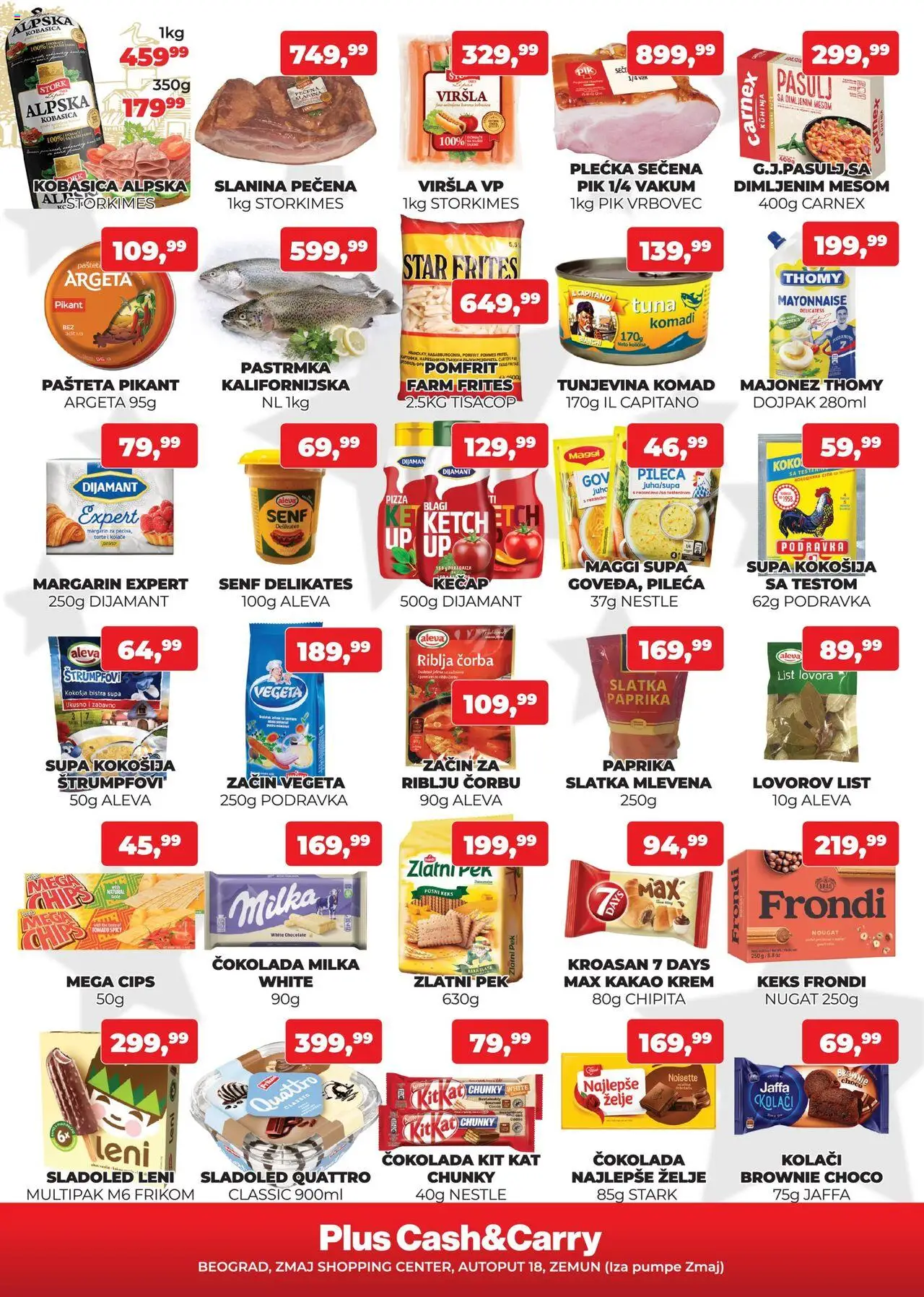Plus Cash & Carry katalog - važi od 22.08.2025 | Strana: 2 | Proizvode: Čips, Senf, Sladoled, Slanina