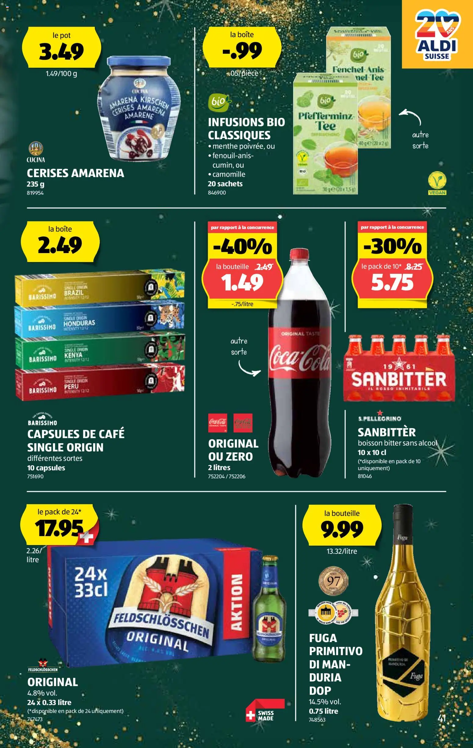 Aldi Aktionen FR – gültig ab 27.11.2025 | Seite: 42 | Produkte: Kirschen, Tee