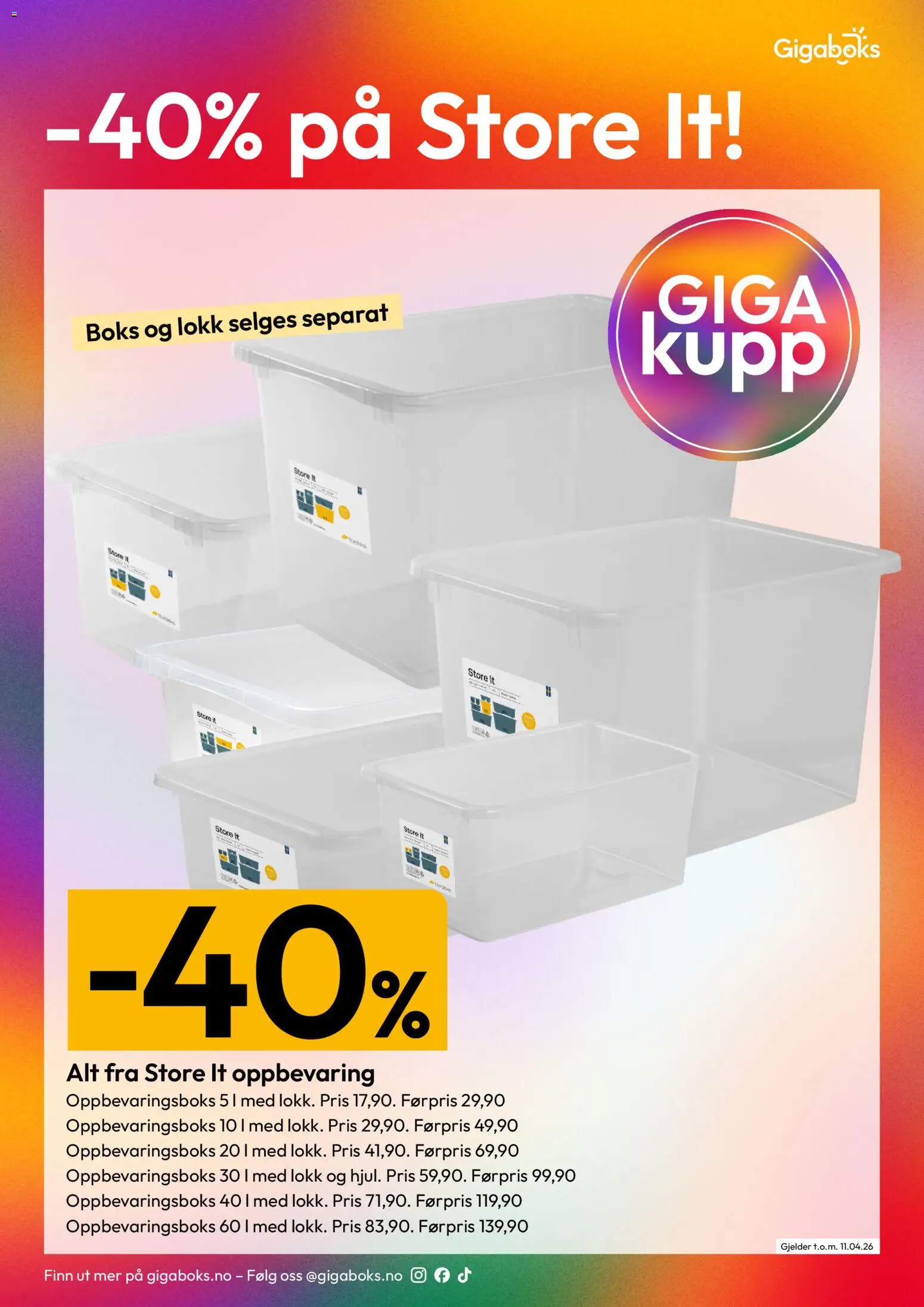 {H1} | Side: 13 | Produkter: Oppbevaringsboks, Boks