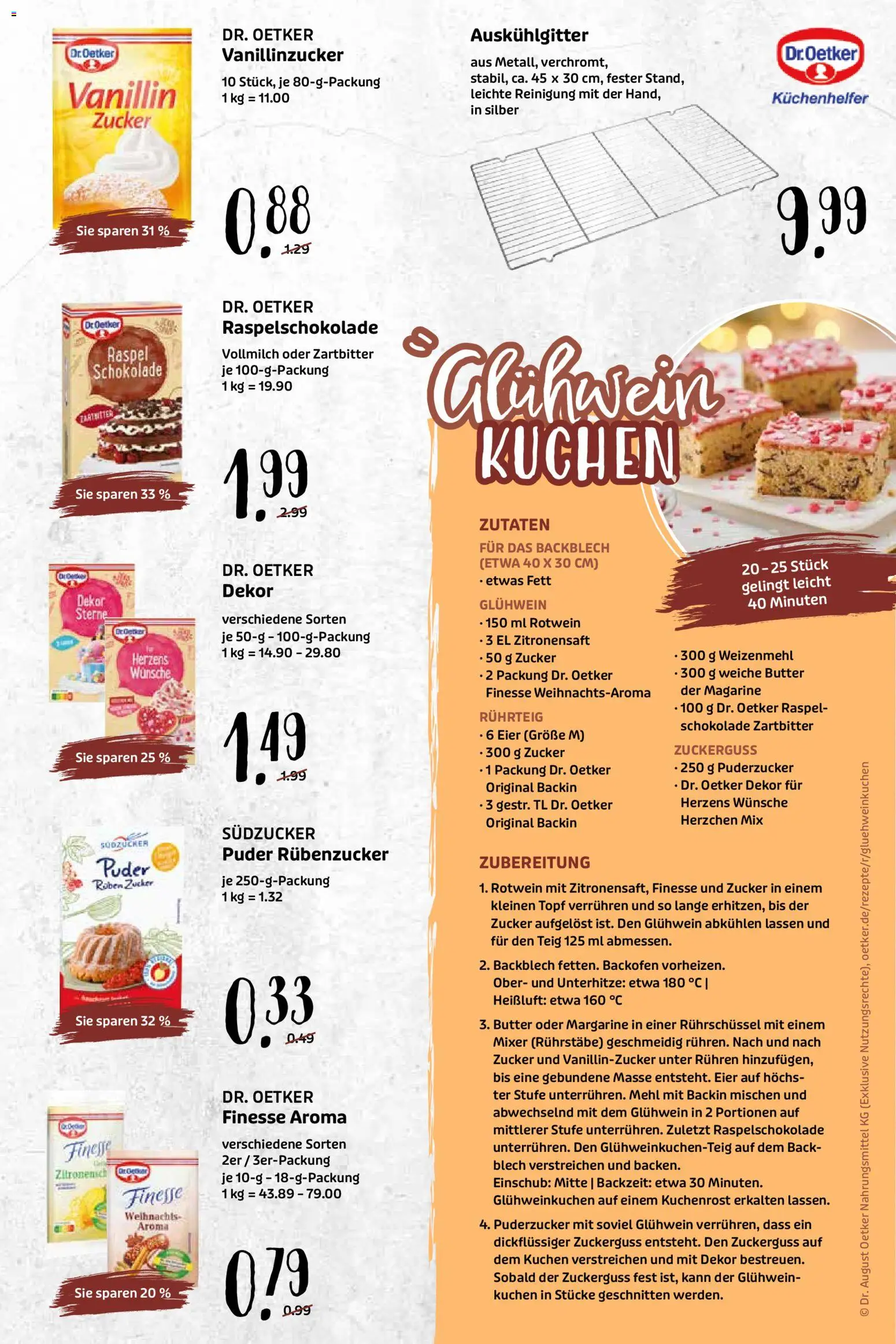 V-Markt - Backbeilage 2025 – gültig ab 13.11.2025 | Seite: 3 | Produkte: Eier, Schokolade, Rotwein, Puder