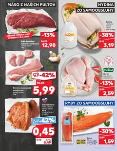 Kaufland leták platný od 12.02.2026 | Strana: 15 | Produkty: Ryby, Kačica, Losos, Kurča